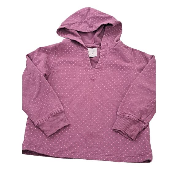 Girl's Peek Purple Polka Dot Hoodie  Size XS 2-3 - Picture 8 of 9